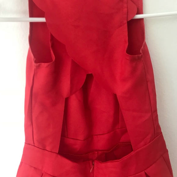 Simple Red Dress - Picture 3 of 4